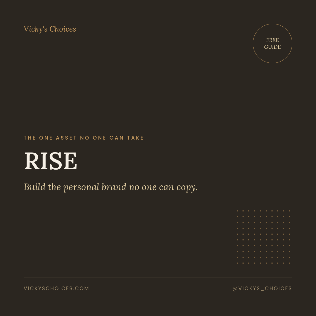 FREE RISE: The One Asset No One Can Take From You